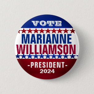 Marianne Williamson 2024キャンペーンボタン 缶バッジ