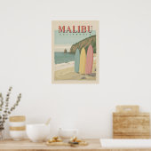 Maribu, California Poster - Sun, Sand, and Surf ポスター (キッチン)
