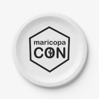 MaricopaConロゴ紙プレート ペーパープレート