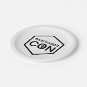 MaricopaConロゴ紙プレート ペーパープレート (アングル)