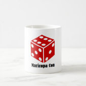 MaricopaCon mug (サイコロロゴ) コーヒーマグカップ (中央)
