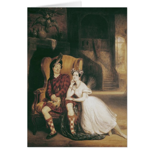 MarieおよびポールTaglioniバレエの「La Sylphide (正面)