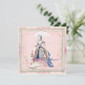 Marieおよび白鳥のブライダルシャワーの招待 招待状 (スタンド正面)