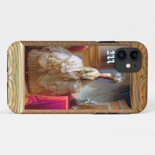 Marieのモノグラム Case-Mate iPhoneケース (裏面(横))