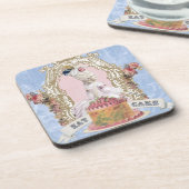 Marieはケーキの…コルクのコースターをアントワネット食べます コースター (左側)