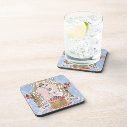 Marieはケーキの…コルクのコースターをアントワネット食べます コースター (右側)