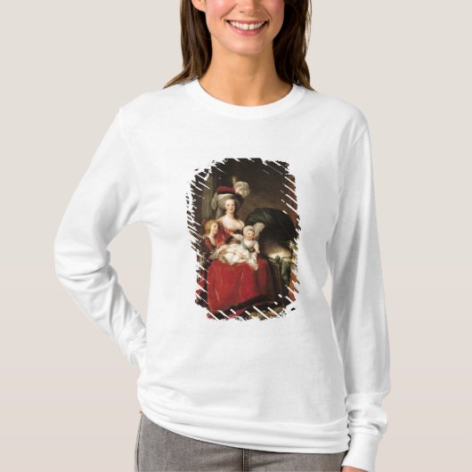 Marieアントワネットおよび彼女の子供1787年 Tシャツ (正面)