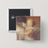 Marieアントワネットおよび彼女の子供 缶バッジ (正面&裏面)