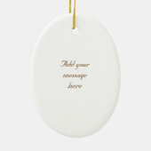 Marieアントワネットのオーナメント セラミックオーナメント (裏面)