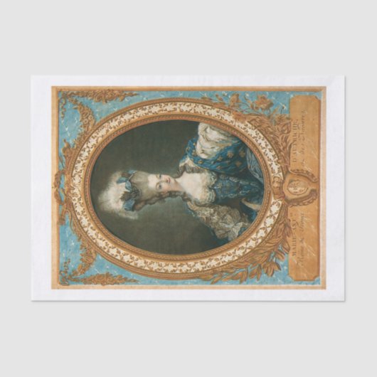 Marieアントワネットのティッシュペーパー 薄葉紙 (正面)