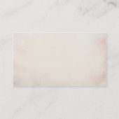 Marieアントワネットのピンクのヴィンテージのバラの名刺 名刺 (裏面)