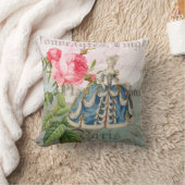 Marieアントワネットのフランスのなアクセントの装飾用クッション クッション (ブランケット)