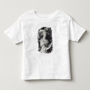 Marieアントワネットのポートレートのコピー トドラーTシャツ