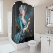 Marieアントワネットのポートレート シャワーカーテン (インサイチュ)
