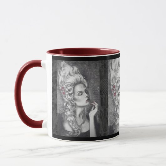 Marieアントワネットのマグのロココ様式のマグのゴシック様式マグ マグカップ (左)