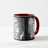 Marieアントワネットのマグのロココ様式のマグのゴシック様式マグ マグカップ (正面右)