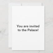 Marieアントワネットのモノグラム 招待状 (裏面)