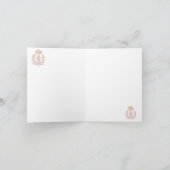 Marieアントワネットのヴィンテージバーセイルズ ノートカード (内部)