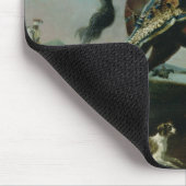 Marieアントワネットの乗馬のポートレート マウスパッド (コーナー)