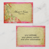 Marieアントワネットの旧式な名刺 名刺 (正面/裏面)