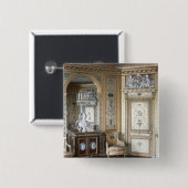 Marieアントワネットの私室のインテリア 缶バッジ (正面&裏面)