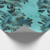 Marieアントワネットの青いいえ ラッピングペーパー (角)