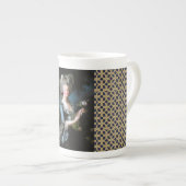 Marieアントワネットの骨灰磁器のマグ ボーンチャイナマグカップ (正面右)