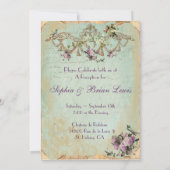 Marieアントワネットバーセイルズの古代庭5 x 7 招待状 (裏面)