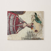 Marieアントワネットパリのシャンデリアのフランスのな女王 ジグソーパズル (横)