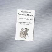 MarieアントワネットルイXVIのロマンチックなカップル マグネット名刺 (インサイチュ)