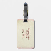 Marieアントワネット及びバーセイルズのカスタムな荷物のラベル ラゲッジタグ (裏面縦)