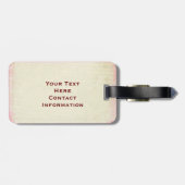 Marieアントワネット及びバーセイルズのカスタムな荷物のラベル ラゲッジタグ (裏面横)