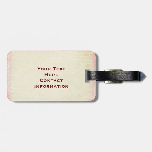 Marieアントワネット及びバーセイルズのカスタムな荷物のラベル ラゲッジタグ (裏面横)