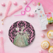 Marieアントワネット女王の変更色の/SIZEの選択 ペーパープレート (パーティー)