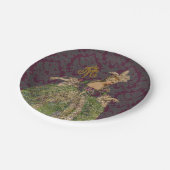 Marieアントワネット女王の色及びサイズの選択- ペーパープレート (アングル)