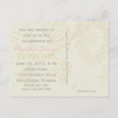 Marieアントワネット女王の~の郵便はがき/招待状 インビテーションポストカード (裏面)