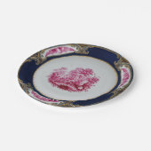 Marieアントワネット花パターン庭の中国趣味 ペーパープレート (アングル)