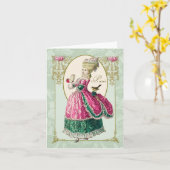 Marieアントワネット カード (黄色い花)