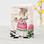 Marieアントワネット カード (黄色い花)