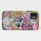Marieアントワネット、Dia de los Muertos Case-Mate iPhoneケース (裏面(横))