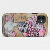 Marieアントワネット、Dia de los Muertos Case-Mate iPhoneケース (裏面(横))
