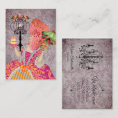 MarieアントワネットII (より多くの選択) - 名刺 (正面/裏面)