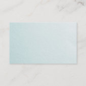 MarieアントワネットLe Brun Blueのダマスク織の名刺 名刺 (裏面)