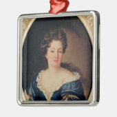 MarieアンManciniのプリンセスColonnaのポートレート メタルオーナメント (左)