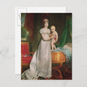 Marieルイーズおよびローマの王 ポストカード (正面/裏面)