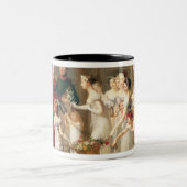 Marieルイーズdeハプスブルクロレーヌの到着 ツートーンマグカップ (中央)