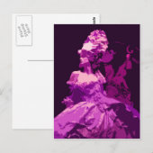 Marie Antionette – 紫 ポストカード (正面/裏面)