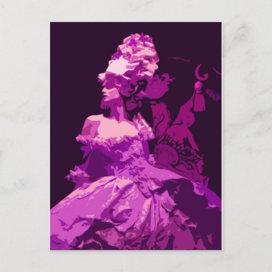 Marie Antionette – 紫 ポストカード (正面)