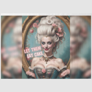 Marie Antoinetteがケーキを食べ切り離す 薄葉紙