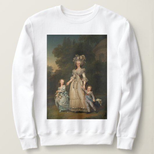 Marie Antoinetteと子供用Sweatshirt スウェットシャツ (デザイン正面)